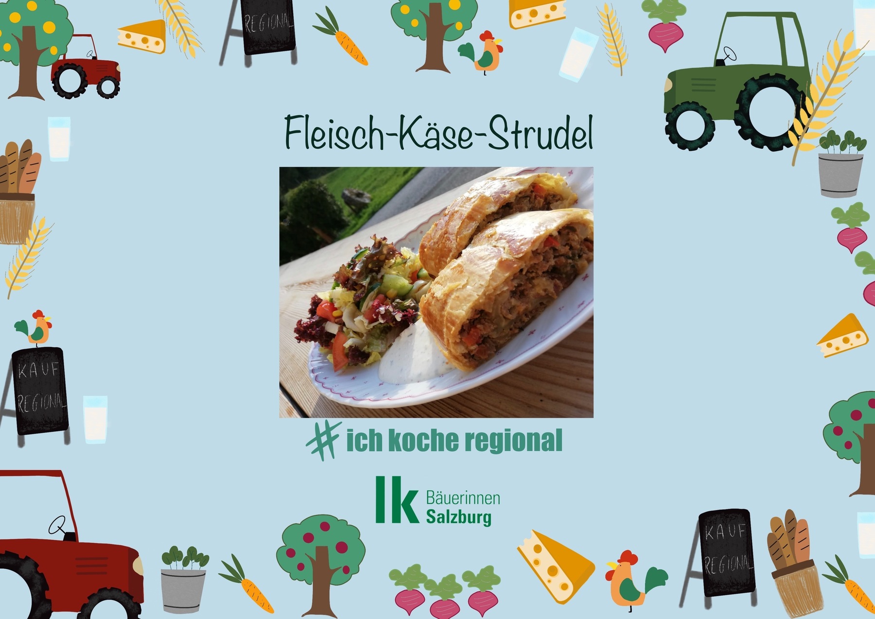 Fleisch-Käse-Strudel (1) © lk salzburg