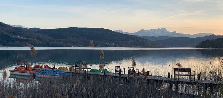 Blick über den See Blick über den See