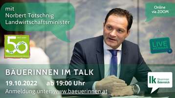 Sharepic Talk mit Totschnig