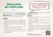 Postkarte Einkaufen mit Köpfchen 1b
