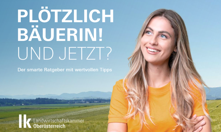 Screenshot Broschüre Plötzlich Bäuerin der LK OÖ Screenshot Broschüre Plötzlich Bäuerin der LK OÖ