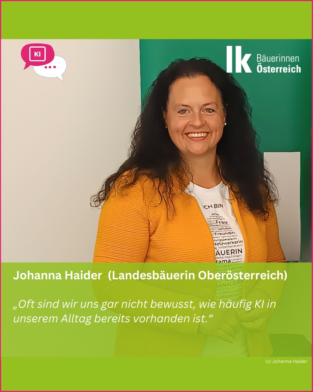 Johanna Haider © LK Oberösterreich