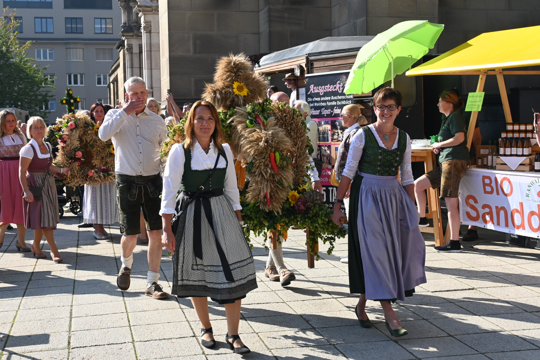 Einzug der Erntekronen © LK OÖ