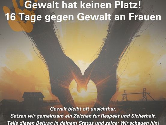 Gewalt hat keinen Platz! 16 Tage gegen Gewalt an Frauen © Johanna Feichtner/Bäuerinnen Tirol