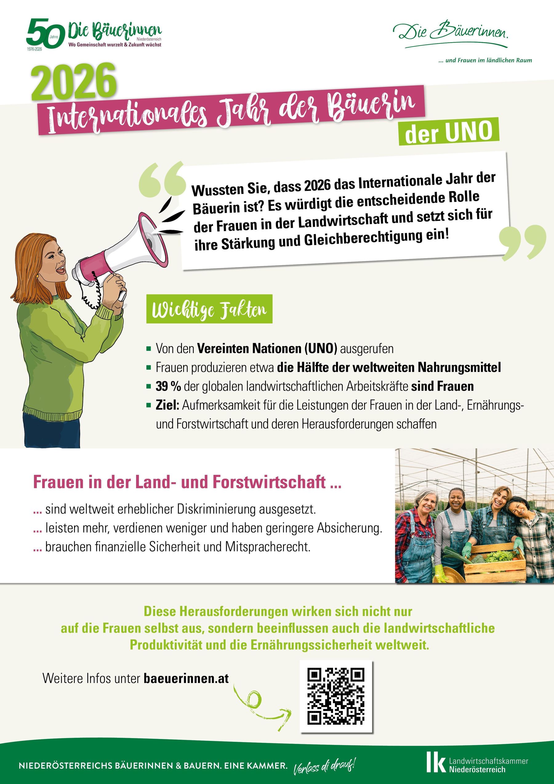 Plakate_Die Bäuerinnen Wanderausstellung_841x1189mm12 50 Jahre Bäuerinnen NÖ - Wanderausstellung © Die Bäuerinnen NÖ