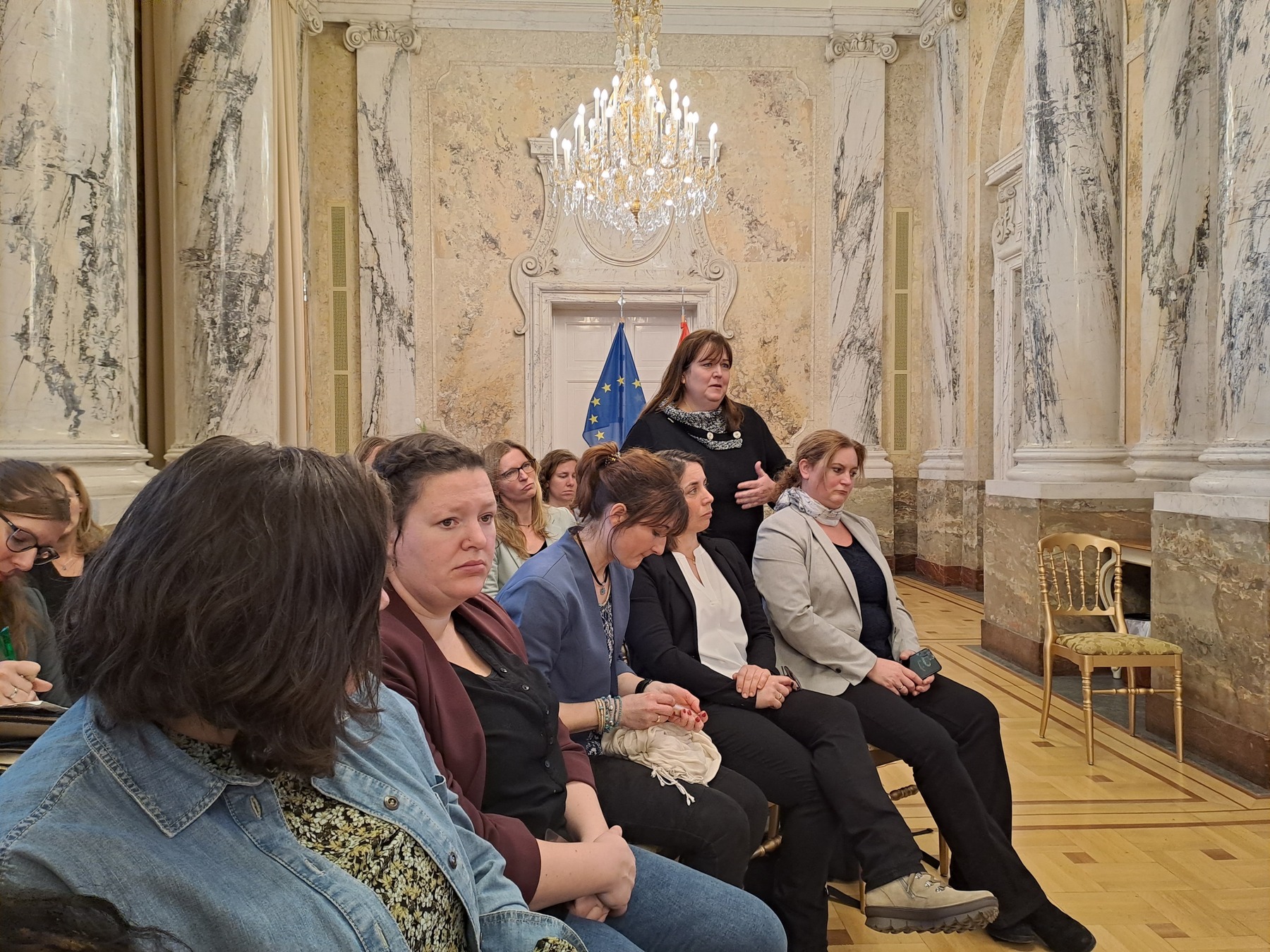 Wienexkursion von ZAMm-Teilnehmenden 2026 16 Mitreden erbeten - den Exkusionsteilnehmenden wurden alle Fragen beantwortet © Jernej/LKÖ