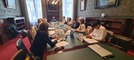 Vier-Länder-Treffen 2026 Austausch mit Dr. Stefanie von Berg, Staatsrätin der Behörde für Umwelt, Klima, Energie und Agrarwirtschaft und Andreas Kröger, Präsident der Landwirtschaftskammer Hamburg © Glatzl/Bäuerinnen Österreich