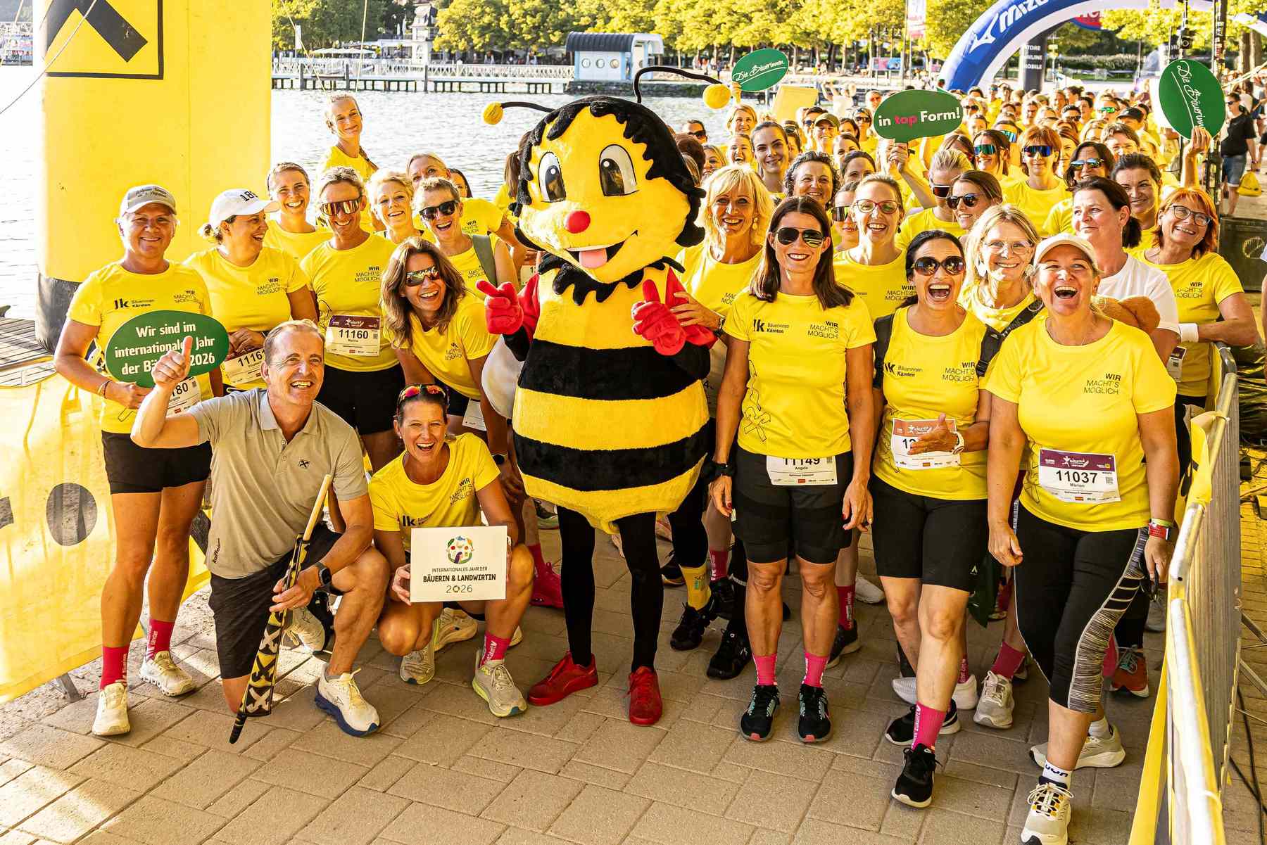 Teamfoto Raiffeisenfrauenlauf © Traussnig
