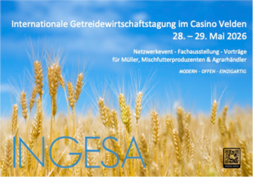 Internationale Getreide Wirtschaftstagung28. - 29. Mai 2026 © INGESA