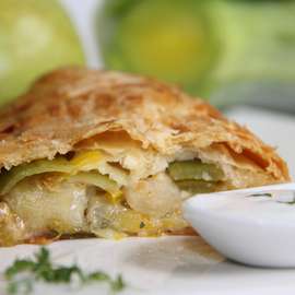 Birnen-Käsestrudel Birnen-Käsestrudel