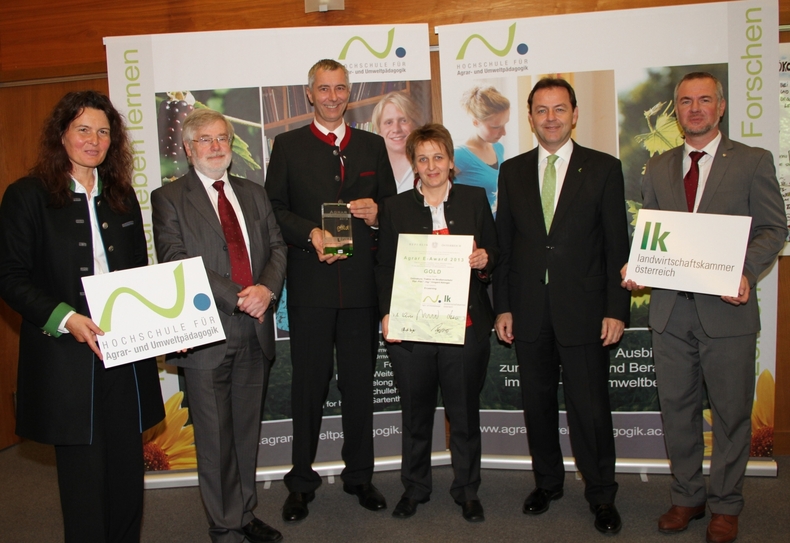 Dieser E-Learning Kurs wurde ausgezeichnet mit dem österreichischer AGRAR E-Award 2013 in GOLD. © Archiv