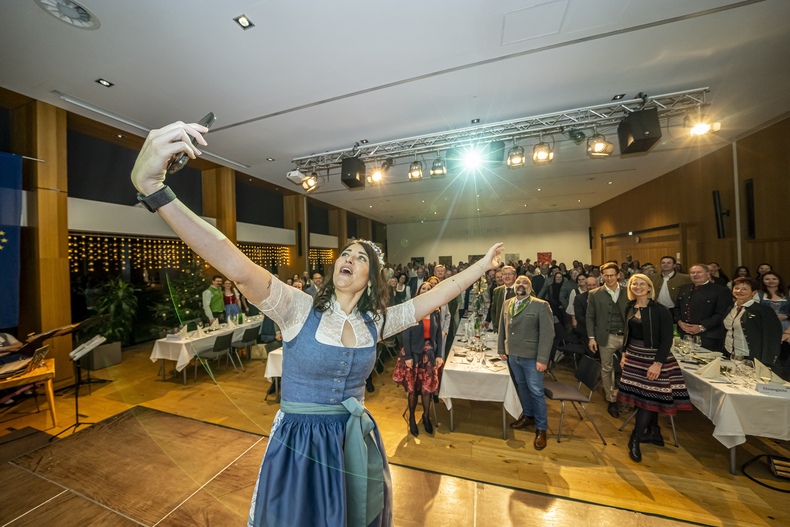 Selfie mit Melanie Haas (Farmfluencerin) ©&nbsp;Foto Fischer