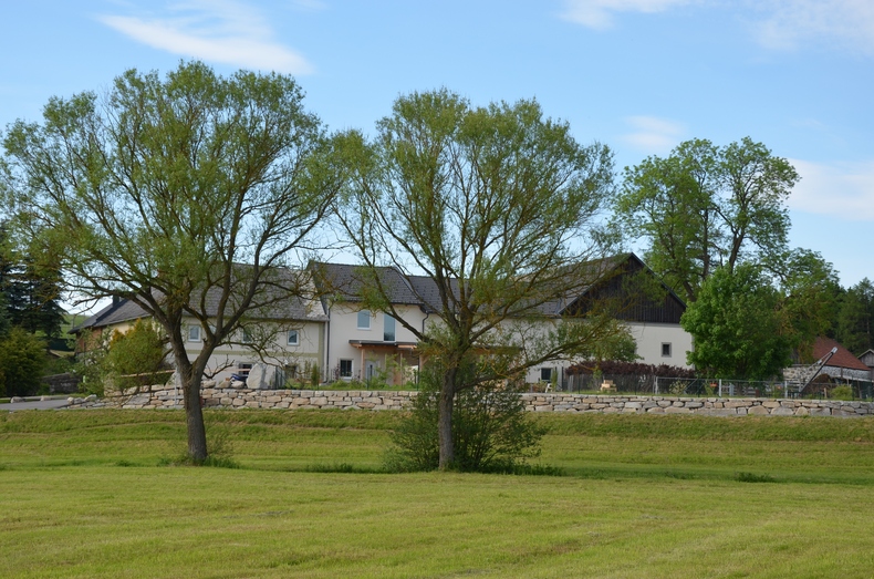 Ansicht des Bauernhofes Pointner. Ansicht des Bauernhofes Pointner.