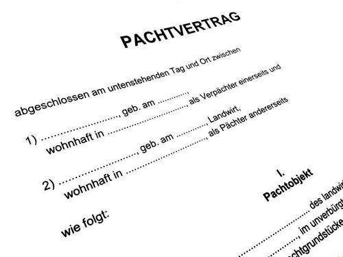 Pachtvertrag kündigen