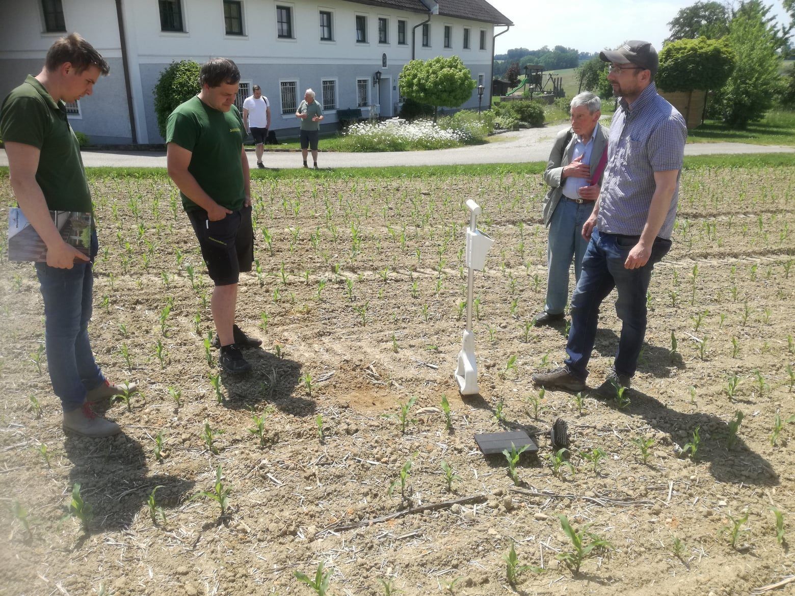 Bilder von der Gerätevorführung des Stenon - Spatens