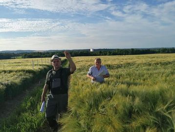 Eindrücke von den Feldbegehungen bei Fam. Kastenhuber der Arbeitskreise Boden.Wasser.Schutz