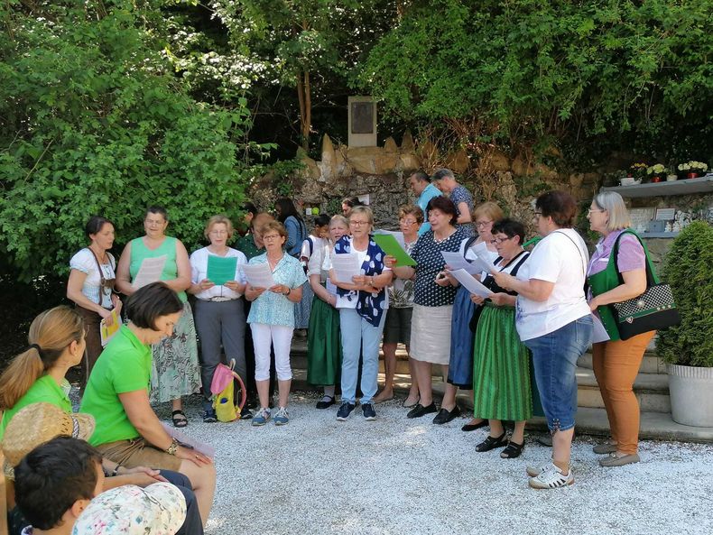 2022 05 15 Fußwallfahrt Lourdesgrotte - Zeiselmauer