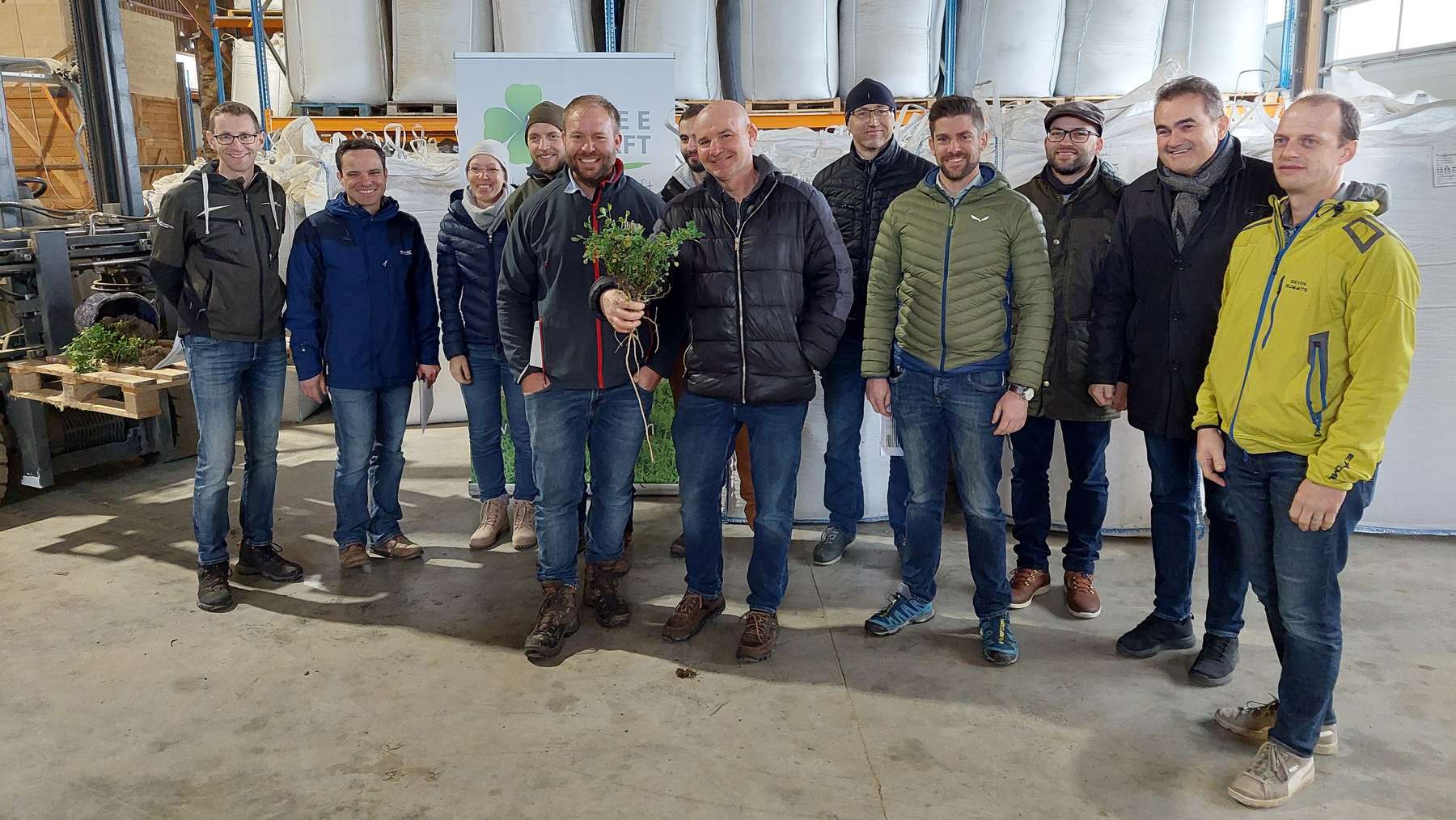 Bilder von der Exkursion zu "Kleekraft" in Hofkirchen, 11. November 2022