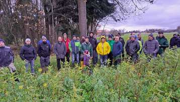 Besichtigung des Zwischenfruchtversuchs bei Fam. Gebeshuber in Nußbach, 18. November 2022