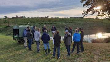 Herbstfeldbegehung Wasserbauern mit Ecker Norbert,  18. Oktober 2023