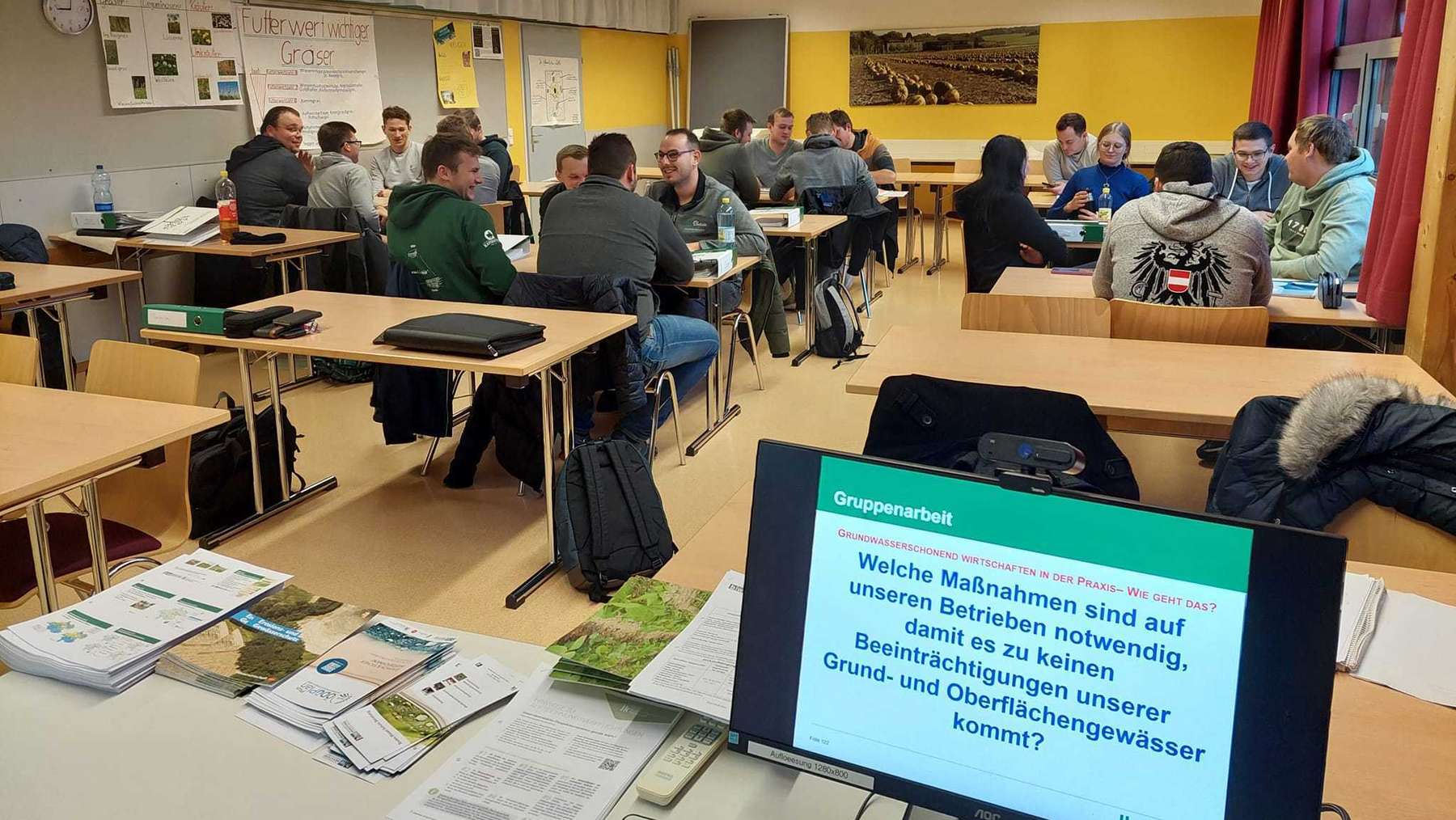 Bilder vom Meisterkurs in der Fachschule Otterbach, 19. Jänner 2024