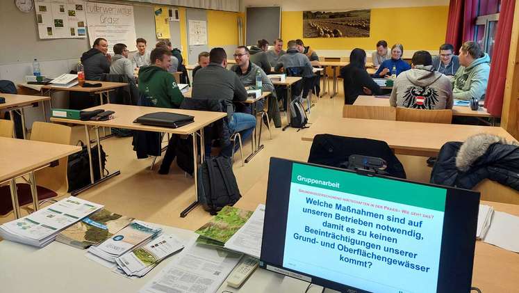 Bilder vom Meisterkurs in der Fachschule Otterbach, 19. Jänner 2024