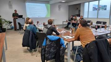 Bilder von der VA Streifenbearbeitung "Striger" im Rahmen des ERWINN Projektes gemeinsam mit dem Maschinenring und Land OÖ in der Variowelt in Wallern, 19. Jänner 2024