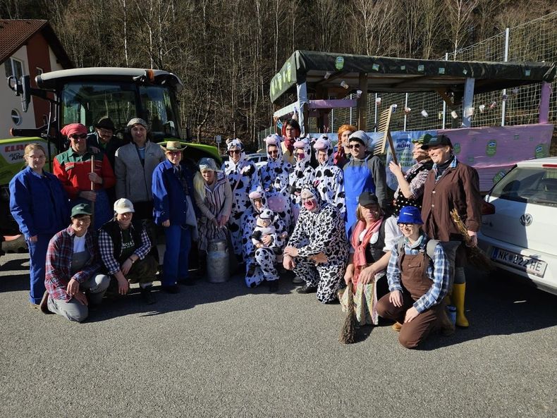 Faschingsumzug Edlitz und Grimmenstein ©&nbsp;Die Bäuerinnen im Gebiet Aspang