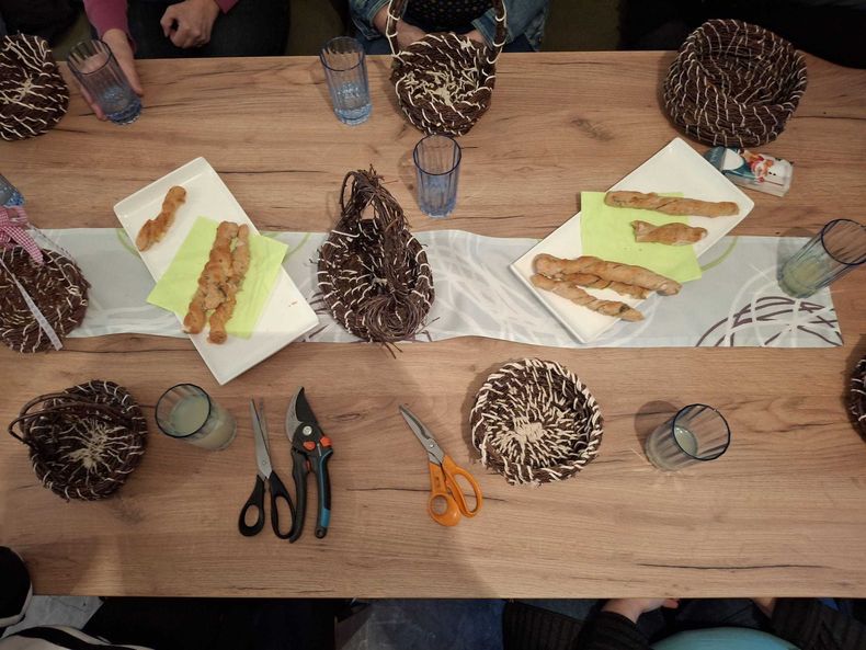 Kreative Körbchen aus Birkenzweigen ©&nbsp;Die Bäuerinnen im Gebiet Weitra