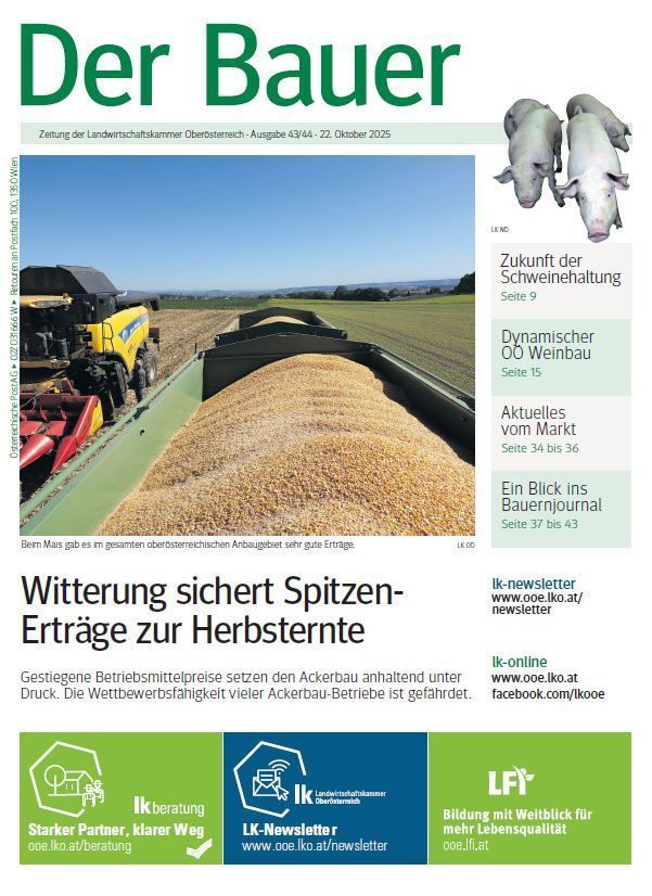 Titelseite Der Bauer KW 43_44.jpg © LK OÖ