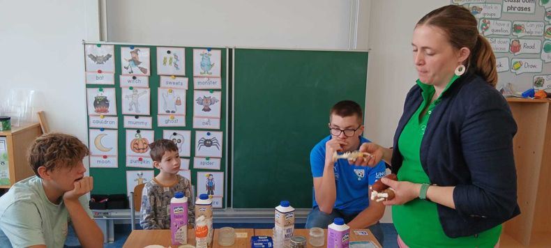 Schulaktionstage erstmals in der ASO Gr. Siegharts ©&nbsp;Die Bäuerinnen im Gebiet Raabs