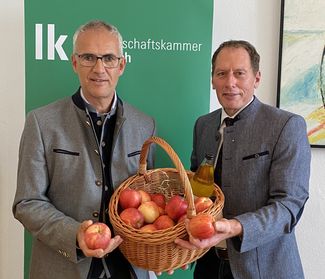 Kohlfürst und Moosbrugger Tag des Apfels 2025 © Jung-Liethner/LKÖ