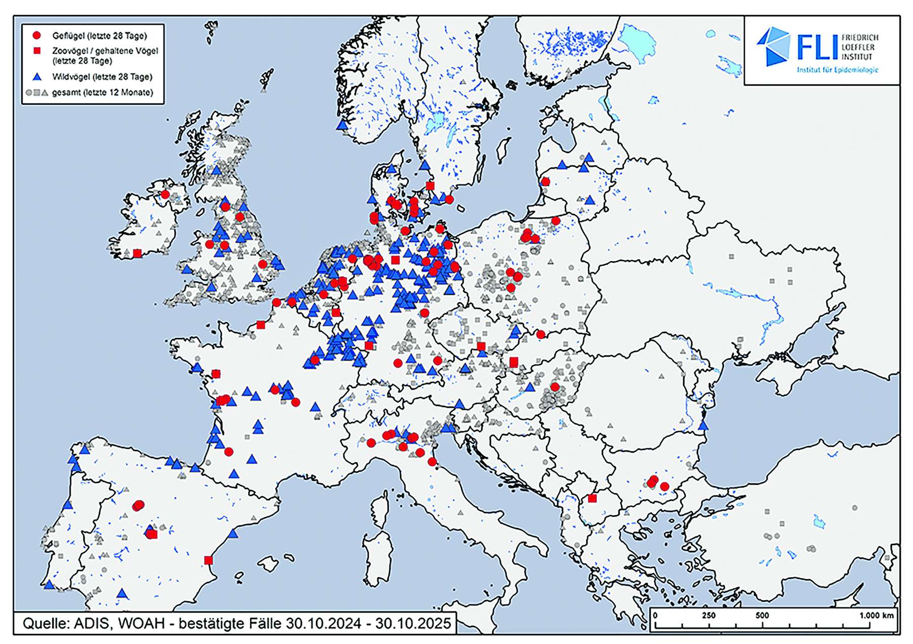 HPAI-Verbeitung Stand 30.10.2025.jpg © Friedrich Löffler-Institut