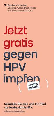 HPV- Folder.jpg © Bundesministerium Soziales, Gesundheit, Pflege und Konsumentenschutz