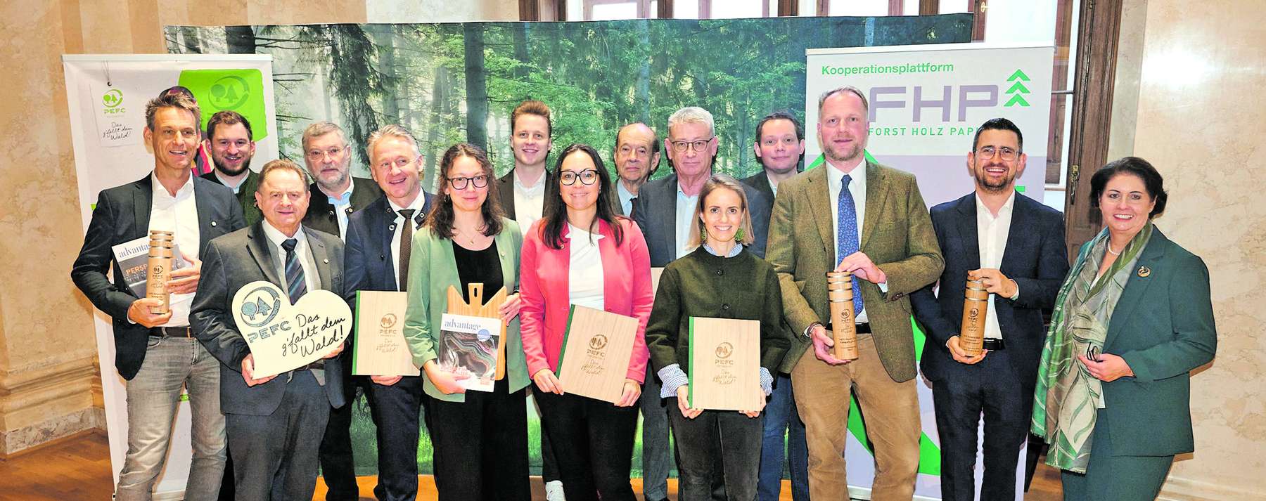Die PEFC-Award-Gewinner 2025 .jpg © FHP/APA-Fotoservice/Hörmandinger26