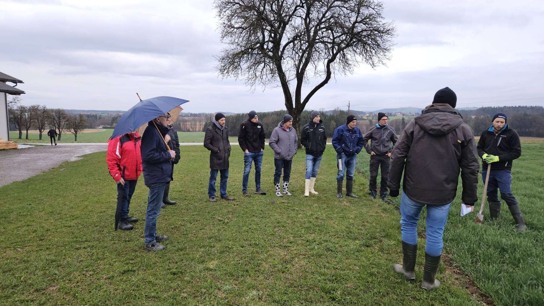 Feldbegehung in Adlwang, 26. März 2026