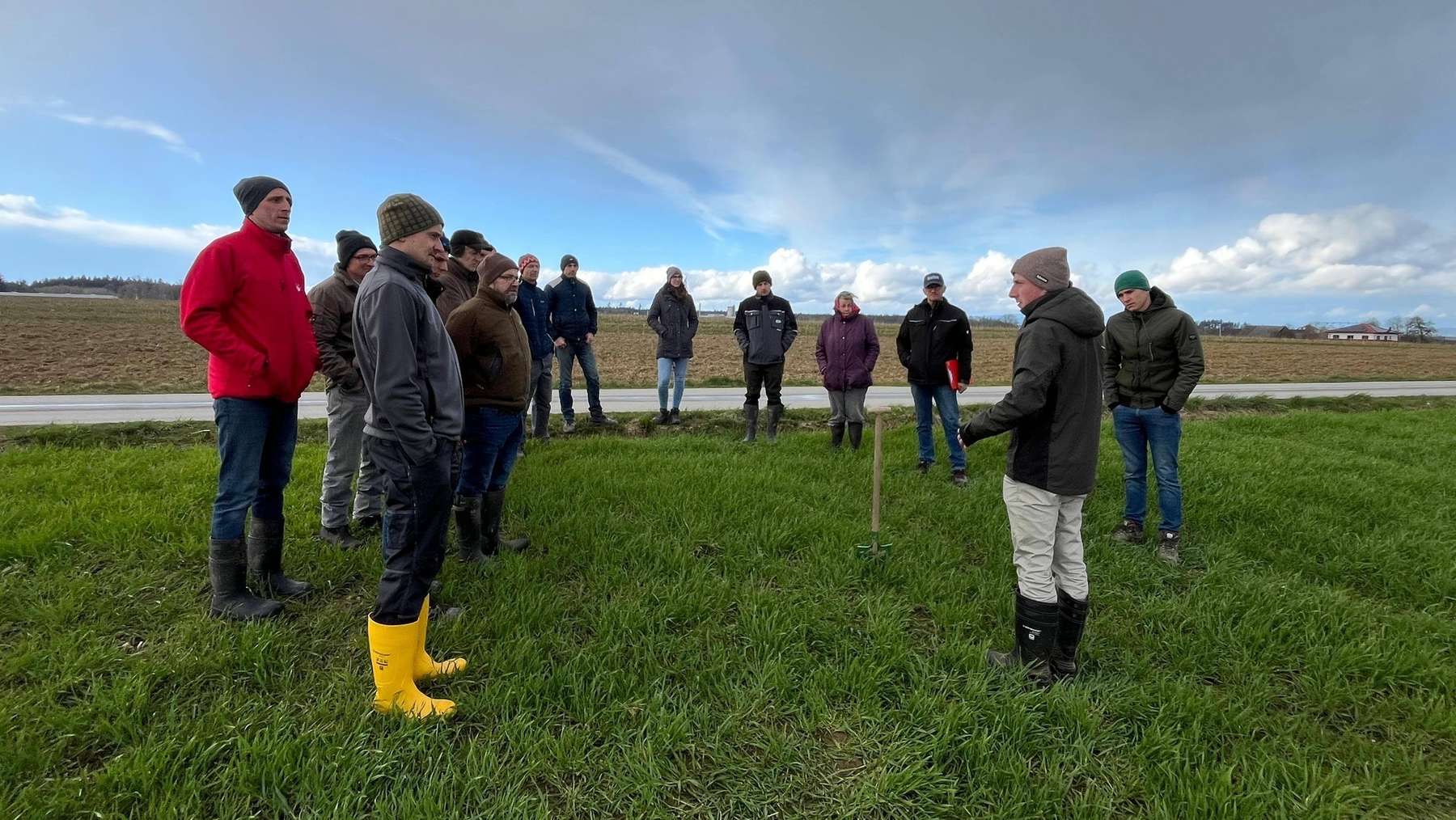 Feldbegehung in Allhaming, 30. März 2026