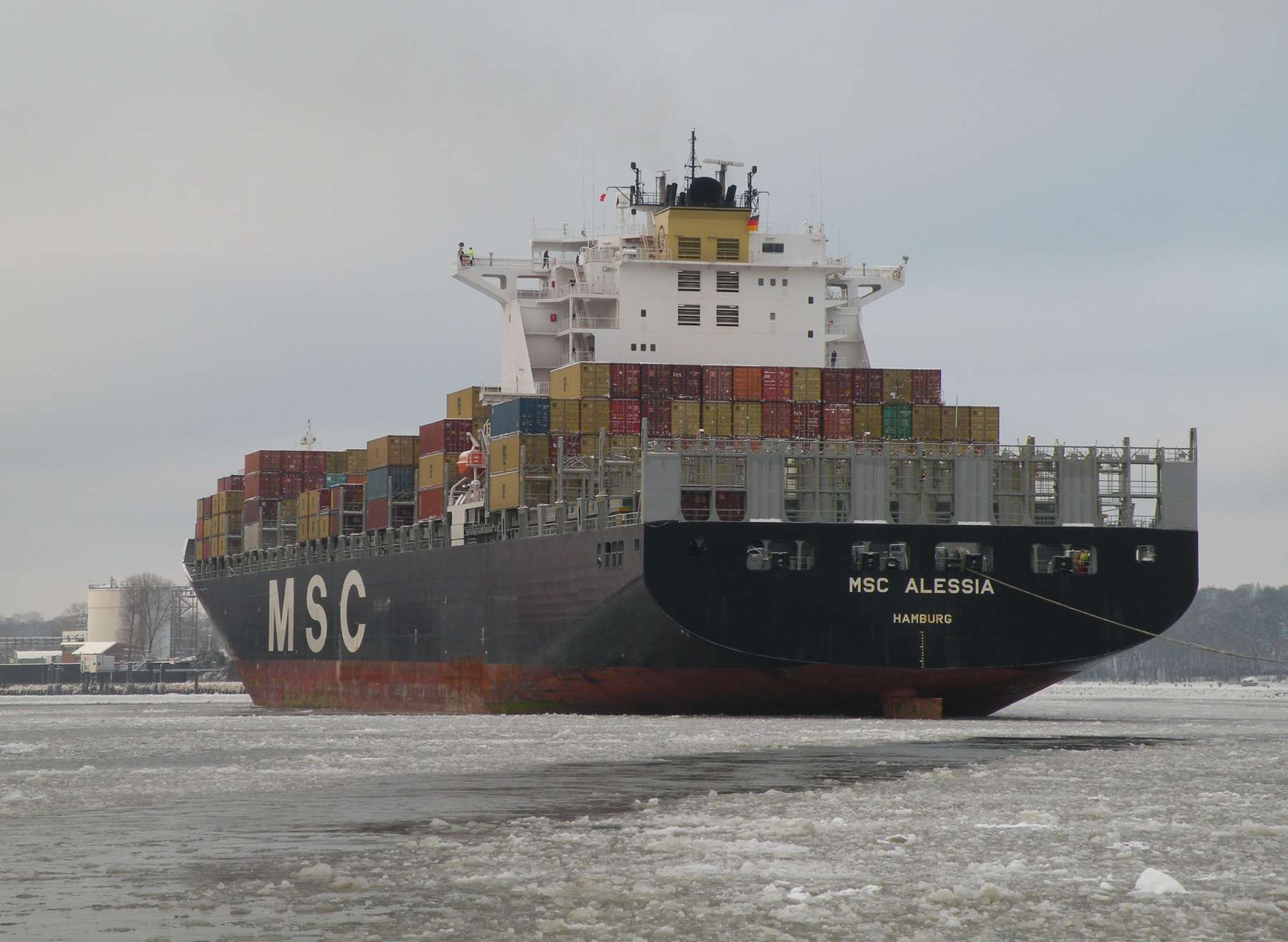 Containerschiff.jpg © Anna Schreiner