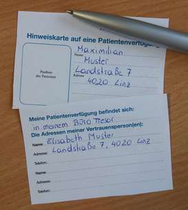 Um unnötige Verzögerungen zu vermeiden sollte stets eine Hinweiskarte mitgeführt werden. © LK OÖ/Perner Um unnötige Verzögerungen zu vermeiden sollte stets eine Hinweiskarte mitgeführt werden. © LK OÖ/Perner