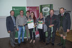 v.l.n.r.: Franz Deutschmann (Obmann der Direktvermarkter in der Steiermark), Andreas Zapfel, Elisabeth Aufner (Obfrau der Direktvermarkter des Burgenlandes), Sylvia Zapfel, Anita Thamhesl, Alfred Thamhesl und der Kammerdirektor der Landwirtschaftskammer Steiermark, Dipl.-Ing. Werner Brugner © Bäuerliche Selbstvermarkter Bgld. v.l.n.r.: Franz Deutschmann (Obmann der Direktvermarkter in der Steiermark), Andreas Zapfel, Elisabeth Aufner (Obfrau der Direktvermarkter des Burgenlandes), Sylvia Zapfel, Anita Thamhesl, Alfred Thamhesl und der Kammerdirektor der Landwirtschaftskammer Steiermark, Dipl.-Ing. Werner Brugner © Bäuerliche Selbstvermarkter Bgld.