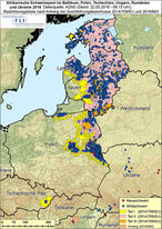 ASF im Baltikum, in Polen, der Tschechischen Republik, Ungarn, Rumänien und der Ukraine in 2018, Stand 22.05.2018, 08:15 Uhr © Quelle: Friedrich Löffler Institut ASF im Baltikum, in Polen, der Tschechischen Republik, Ungarn, Rumänien und der Ukraine in 2018, Stand 22.05.2018, 08:15 Uhr © Quelle: Friedrich Löffler Institut