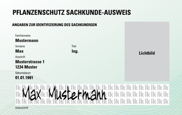 NÖ Pflanzenschutz-Sachkundeausweis © LK NÖ NÖ Pflanzenschutz-Sachkundeausweis © LK NÖ