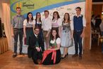 Neuer Landesvorstand der Landjugend Burgenland
2. Reihe v. l.: Florian Geißegger, Sabrina Kaipel, Stefanie Prenner, Maximilian Wohlfarth, Julia Härtl, Melissa Pachler, Christoph Unger;
1.Reihe v.l.: Dominik Weber, Jennifer Pauer © Landjugend Burgenland Neuer Landesvorstand der Landjugend Burgenland
2. Reihe v. l.: Florian Geißegger, Sabrina Kaipel, Stefanie Prenner, Maximilian Wohlfarth, Julia Härtl, Melissa Pachler, Christoph Unger;
1.Reihe v.l.: Dominik Weber, Jennifer Pauer © Landjugend Burgenland