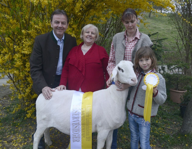 Präsident Dipl.-Ing. Nikolaus Berlakovich und Landesbäuerin KR Irene Deutsch gratulierten Stephanie Schaar zum Reservesieg beim Bambini-Cup 2019
v.l.n.r.: Präsident DI Nikolaus Berlakovich, Landesbäuerin KR Irene Deutsch, Karin Schaar, Stephanie Schaar © Franz Weber