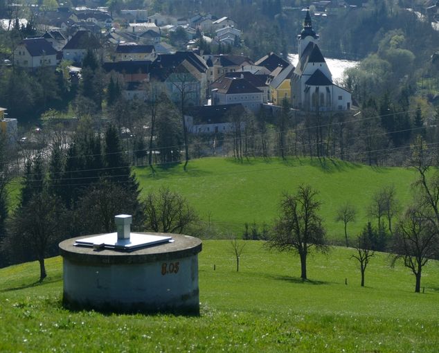 Eine Schachtquelle für einen einzelnen Bauernhof. © LK OÖ/Christoph Zaussinger