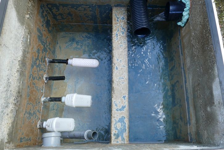 Die Wassermenge, die jedem Hof zusteht, wird über den Leitungsdurchmesser geregelt. © LK OÖ/Christoph Zaussinger Die Wassermenge, die jedem Hof zusteht, wird über den Leitungsdurchmesser geregelt. © LK OÖ/Christoph Zaussinger