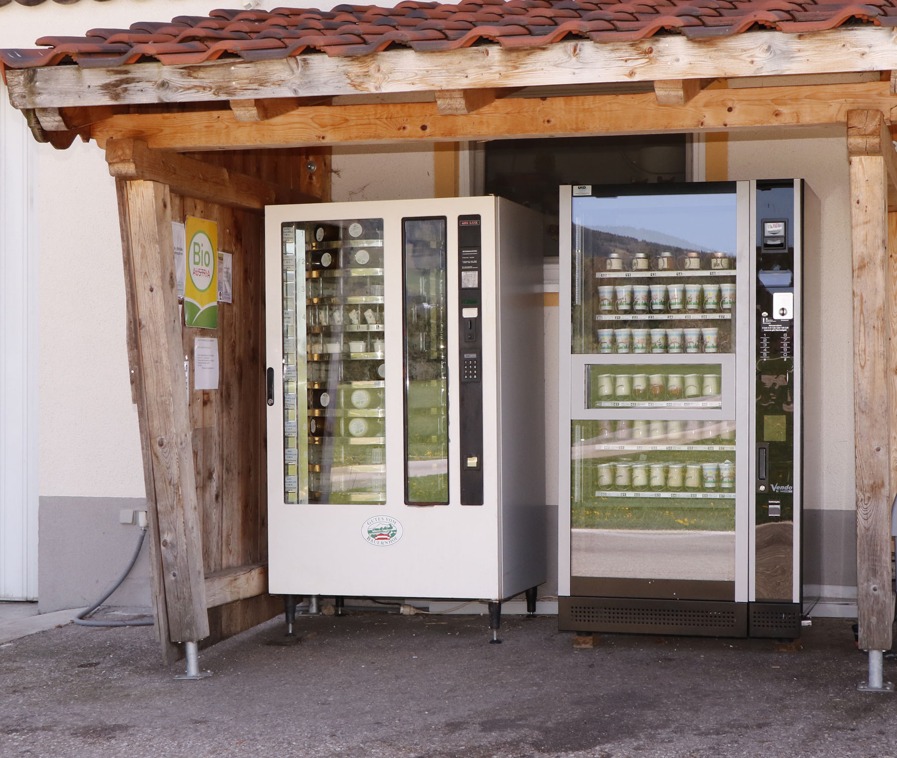 Die Automaten sind mit den verschiedensten Produkten gefüllt. © Kronreif