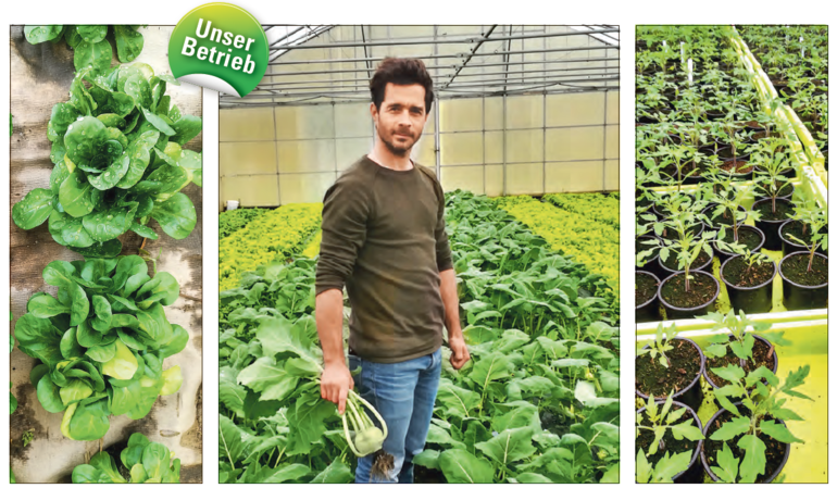 Der gelernte Restaurantfachmann Christian Hermann führt seit
2015 einen Gemüseproduktionsbetrieb "Biogarten ? einfach vielartig". © LK Kärnten/Stefan Kopeinig Der gelernte Restaurantfachmann Christian Hermann führt seit
2015 einen Gemüseproduktionsbetrieb "Biogarten ? einfach vielartig". © LK Kärnten/Stefan Kopeinig