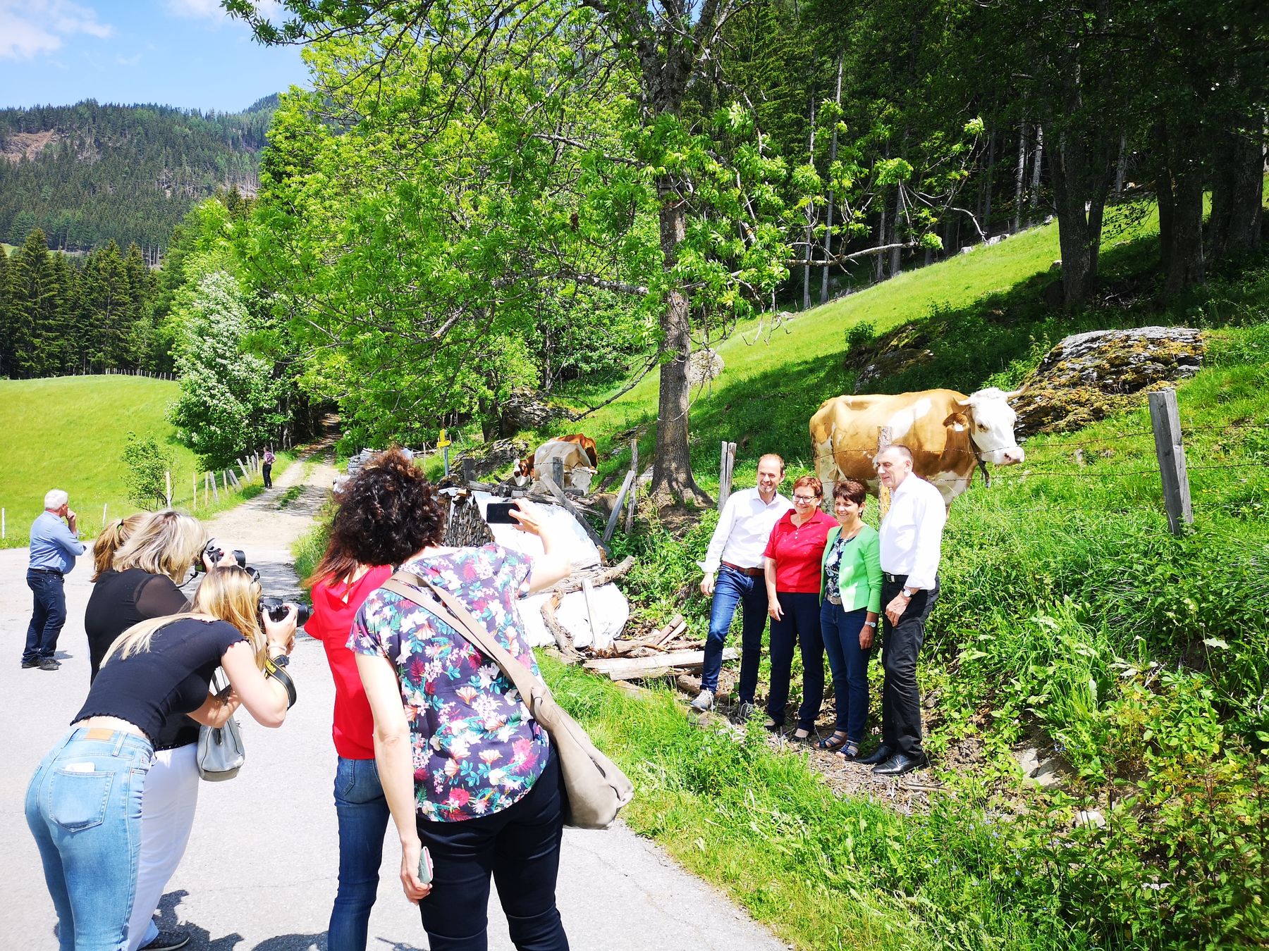Bezirksbesuch Landeck am Oberplonighof in Nikolsdorf  und am Riedlhof in Lienz  © LK Tirol