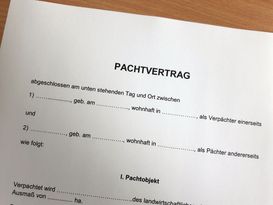 Achtung: Pachteinnahmen beinhalten steuerliche Konsequenzen. © Landwirtschaftskammer Oberösterreich/Jell-Anreiter